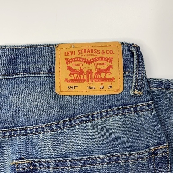 Levi Strauss 550 Relaxed Jeans 16 Reg 28x28 - Picture 2 of 12